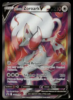 Pokemon Cards Hisuian Zoroark V SWSH297 Sword & Shield Promo NM - Image 1