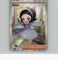 POPPY 220/197 ULTRA RARE OBSIDIAN FLAMES POKEMON NM - Image 1