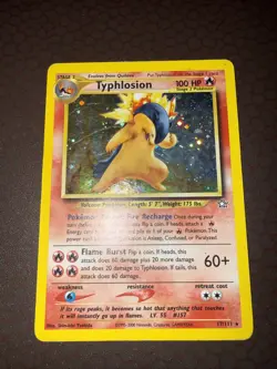 Pokemon! Typhlosion - Neo Genesis - Holo - 9/111- MP! - Image 2