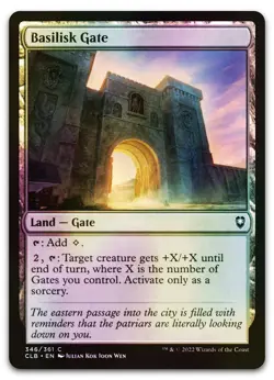 Basilisk Gate #346 (Foil) (NM) Baldur's Gate CLB Magic MTG - Image 1