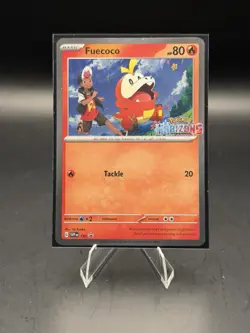 Fuecoco SVP 192 - Pokemon Horizons Stamped Holo Black Star Promo 2024 - NM - Image 1