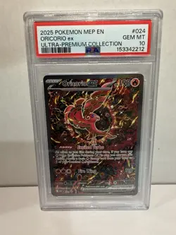 PSA 10 Oricorio ex #024 2025 Pokemon Black Star Promo Ultra Premium GEM MT - Image 1