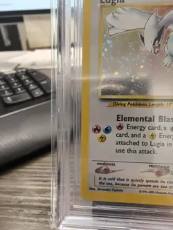 2000 POKEMON NEO GENESIS UNLIMITED HOLO #9 LUGIA BGS 9 - Image 5