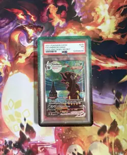 2021 Pokemon Sword & Shield Evolving Skies #215 Umbreon Vmax Alternate Art PSA 1 - Image 1