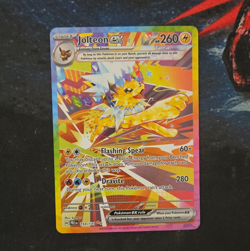 Pokemon Jolteon ex Special Illustration Rare Holo 153/131 Sv Prismatic Evolutio… - Image 1