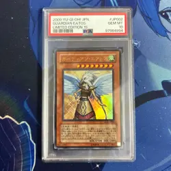 Yu-Gi-Oh PSA10 Guardian Eatos LE15-JP002 Limited Edition Ultra 2009 Japanese - Image 1