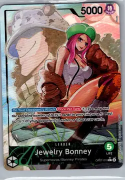 Jewelry Bonney (Alt Art) OP07-019 English 500 Years - One Piece Card - NM - Image 1