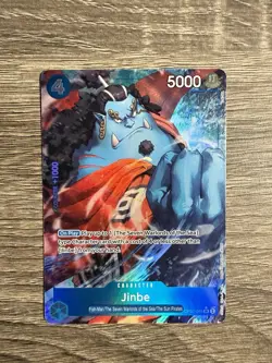 Jinbe OP07-045 500 Years In The Future OPTCG Alt Art Near Mint - Image 1