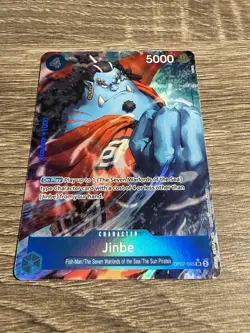 Jinbe OP07-045 500 Years In The Future OPTCG Alt Art Near Mint - Image 2
