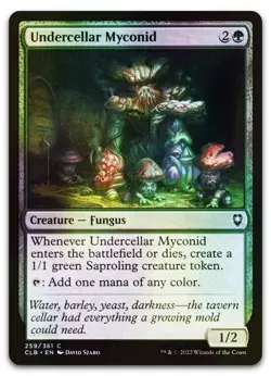 Undercellar Myconid #259 (Foil) (NM) Baldur's Gate CLB Magic MTG - Image 1