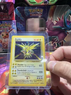 Pokemon TCG Zapdos Base Set Holo Rare 16/102 Basic 90 HP Wizards 1999 - Image 3