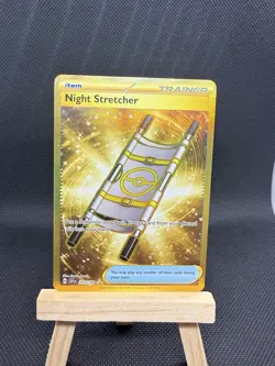 Pokemon Night Stretcher 251/191 SV08 hyper rare Full Art Holo English - Image 1