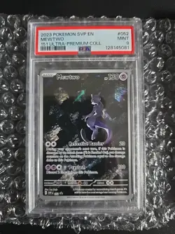 Pokemon Mewtwo 052 SVP Promo Holo English PSA 9 Scarlet & Violet 2023 - Image 1