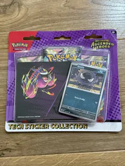 Pokemon TCG Ascended Heroes Tech Sticker Collection Gastly Promo Sealed UK - Image 1