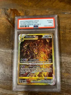 POKEMON 2023 Crown Zenith Secret Full Art GIRATINA Vstar #GG69 PSA 9 Mint RARE - Image 1