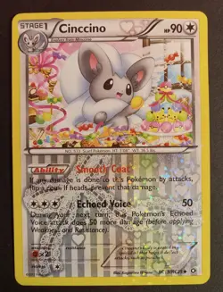 Pokemon TCG Cinccino RC19/RC25 Legendary Treasures Radiant Collection Holo LP - Image 1
