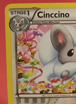 Pokemon TCG Cinccino RC19/RC25 Legendary Treasures Radiant Collection Holo LP - Image 4