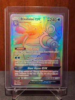 Blastoise GX - Full Art Secret Rainbow - Pokemon Unbroken Bonds 218/214 - Image 1