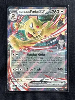 Pokemon Team Rocket's Persian ex 150/182 Ultra Rare Destined Rivals NM - Image 1