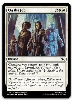 On the Job #30 (NM) Murders Karlov Manor MKM Magic MTG - Image 1