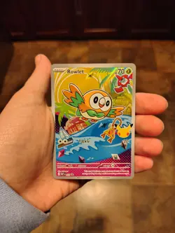 Rowlet 043 First Partners Promo Illustration Rare 30th Anniversary Pokemon TCG - Image 1