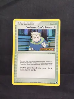 Pokemon Cards: EX Dragon Frontiers Reverse Holo: Professor Oak's Research 80/101 - Image 1