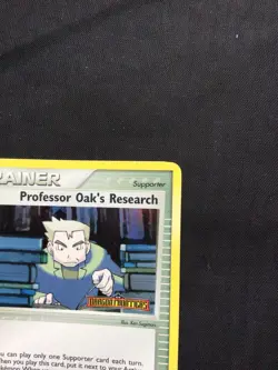 Pokemon Cards: EX Dragon Frontiers Reverse Holo: Professor Oak's Research 80/101 - Image 4