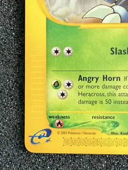 Heracross 64/144 Common Skyridge 2003 Pokemon Card Non-Holo - NM - Image 4