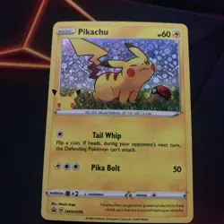 Pikachu SWSH039 25th Anniversary Holo Promo Pokemon Card - Image 2
