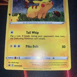 Pikachu SWSH039 25th Anniversary Holo Promo Pokemon Card - Image 3
