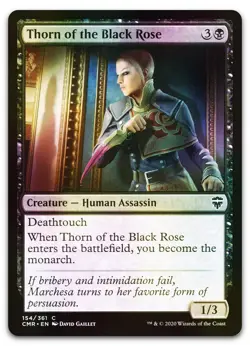 Thorn of the Black Rose #154 (Foil) (NM) Commander Legends CMR Magic MTG - Image 1