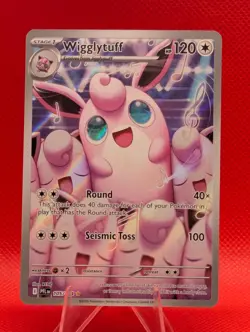 WIGGLYTUFF 105/094 ILLUSTRATION RARE PHANTASMAL FLAMES POKEMON NM/M WIGGLYTUFF - Image 1