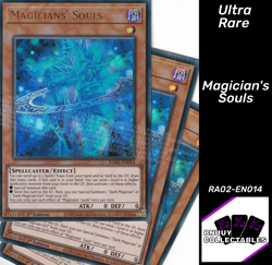 3x RA02-EN014 Magicians' Souls — Ultra Rare | 1st Edition | Near Mint | YuGiOh - Image 1