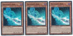 3x Magician's Rod - (TDIL-EN019 - 1st Ed - Super Rare) - NM - Yugioh - Image 1
