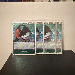 One Piece TCG EB04-018 Megalo X4 Playset Card Game CCG English - Image 1