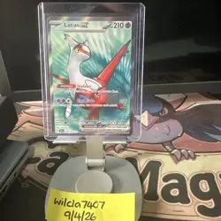 Pokemon TCG Latias EX Surging Sparks Ultra Rare Card 220/191 - Image 1