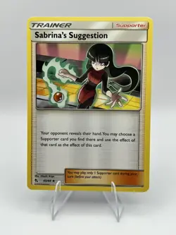 Sabrina's Suggestion 65/68 (NM, Pokemon Card, Hidden Fates, 2019, Uncommon) - Image 1