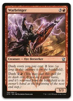 Warbringer #168 (NM) Dragons of Tarkir DTK Magic MTG - Image 1