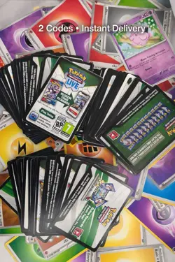 2 Pokemon TCG Online Code Cards–Instant Delivery via eBay Message–Random Codes🔥 - Image 1