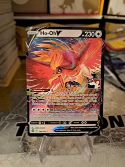 Ho-oh V Pokemon Prize Pack Series 3 Promo Pokemon Card NM/LP Stamp - Image 1