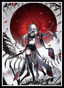 Honkai: Star Rail Acheron doujin Card Sleeve Protector - Image 1