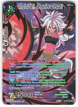 Android 21, Ceaseless Despair BT20-143 SPR Dragon Ball Super Card - Image 1