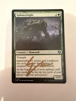 MTG Splinterfright Innistrad Remastered 217 Signed AP Eric Deschamps NM/M - Image 1