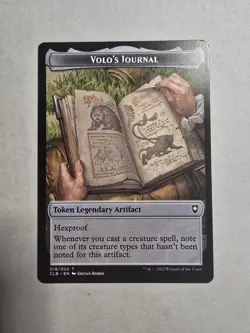 Volo's Journal Token Commander Legends: Battle for Baldur's Gate Regular - Image 1