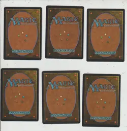 Lot x6 cartes UNLIMITED Sacrifice, Cursed Land...MAGIC MTG ENGLISH 1993 EX-NM - Image 2