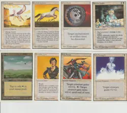 Lot x8 cartes UNLIMITED Disenchant, plain... MAGIC MTG ENGLISH 1993 EX-NM - Image 1