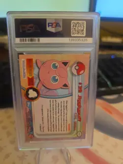 1999 Jigglypuff Topps Tv Pokemon #39 PSA 6 - Image 2