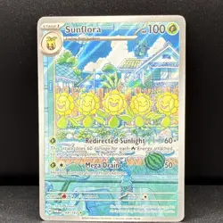 Pokemon Sunflora 169/167 SV06 Twilight Masquerade Illus Rare Holo - Image 1