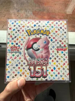 Pokemon 151 Japanese Booster Box First Print FACTORY SEALED 4521329346038 - Image 1