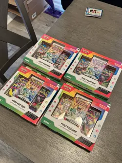 Pokemon TCG: First Partner Illustration Collection: Series 1 Lot Of 4 In Hand - Image 2